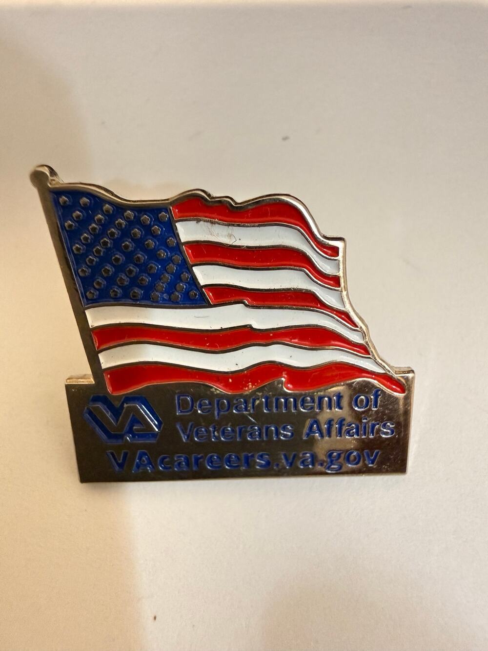 Department of Veterans Affairs American Flag Lapel Pin